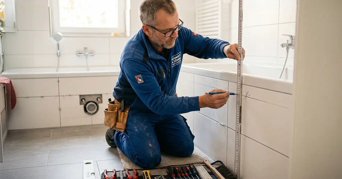 Badewannentür einbauen – einfach & ohne Vollsanierung